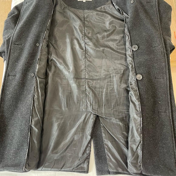 Calvin Klein Charcoal Pea Coat - Picture 6 of 11